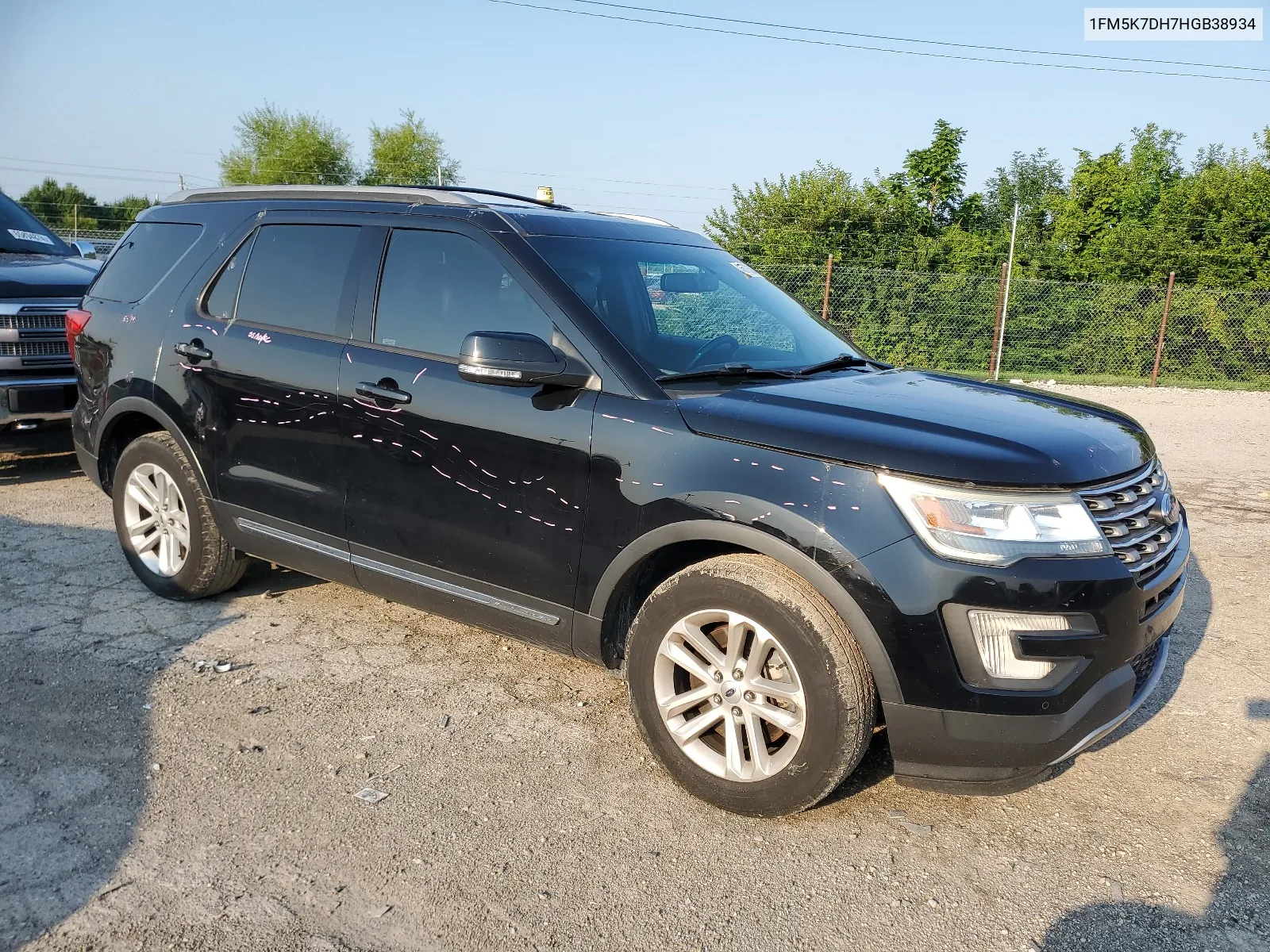 1FM5K7DH7HGB38934 2017 Ford Explorer Xlt