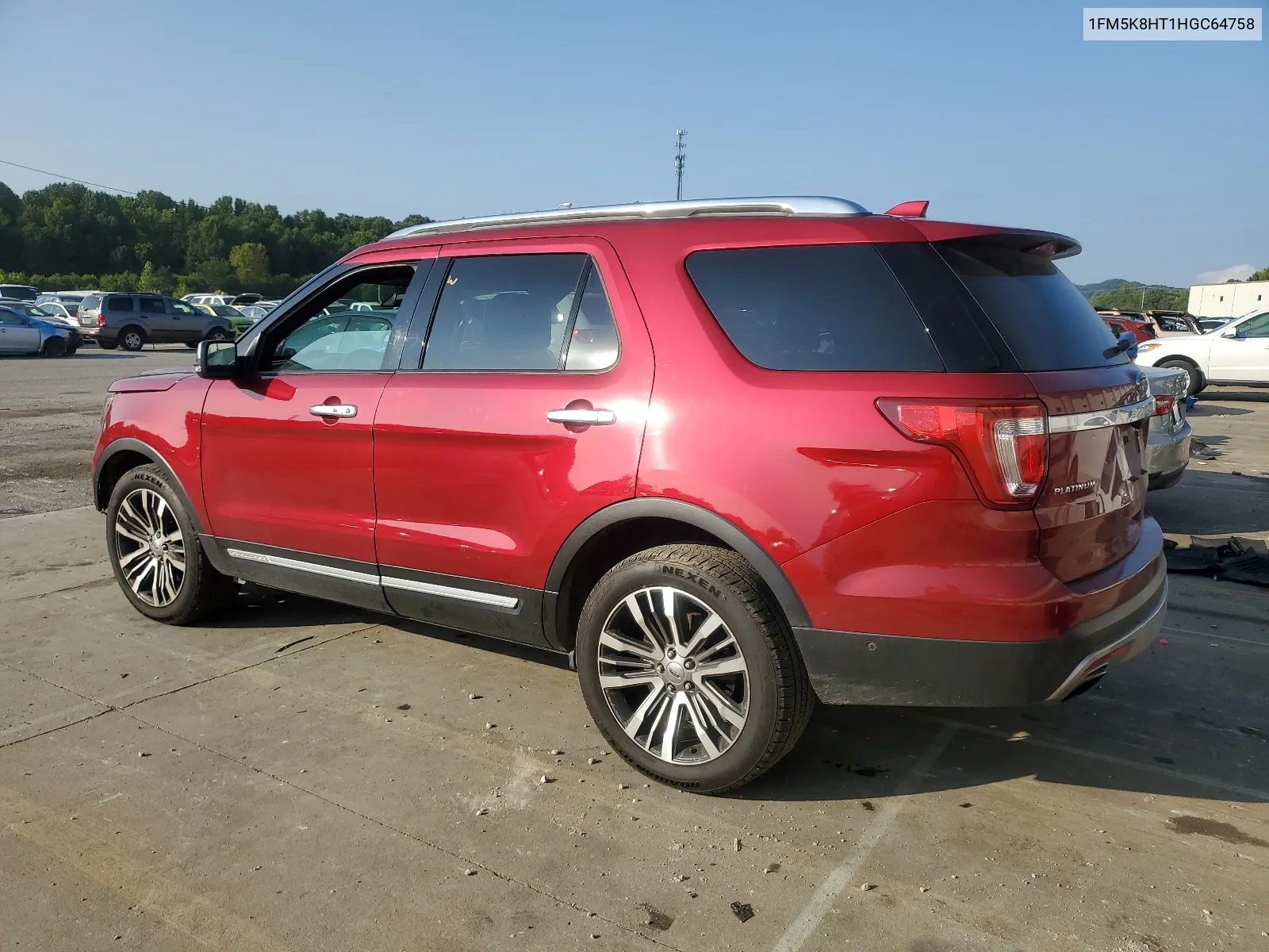 1FM5K8HT1HGC64758 2017 Ford Explorer Platinum