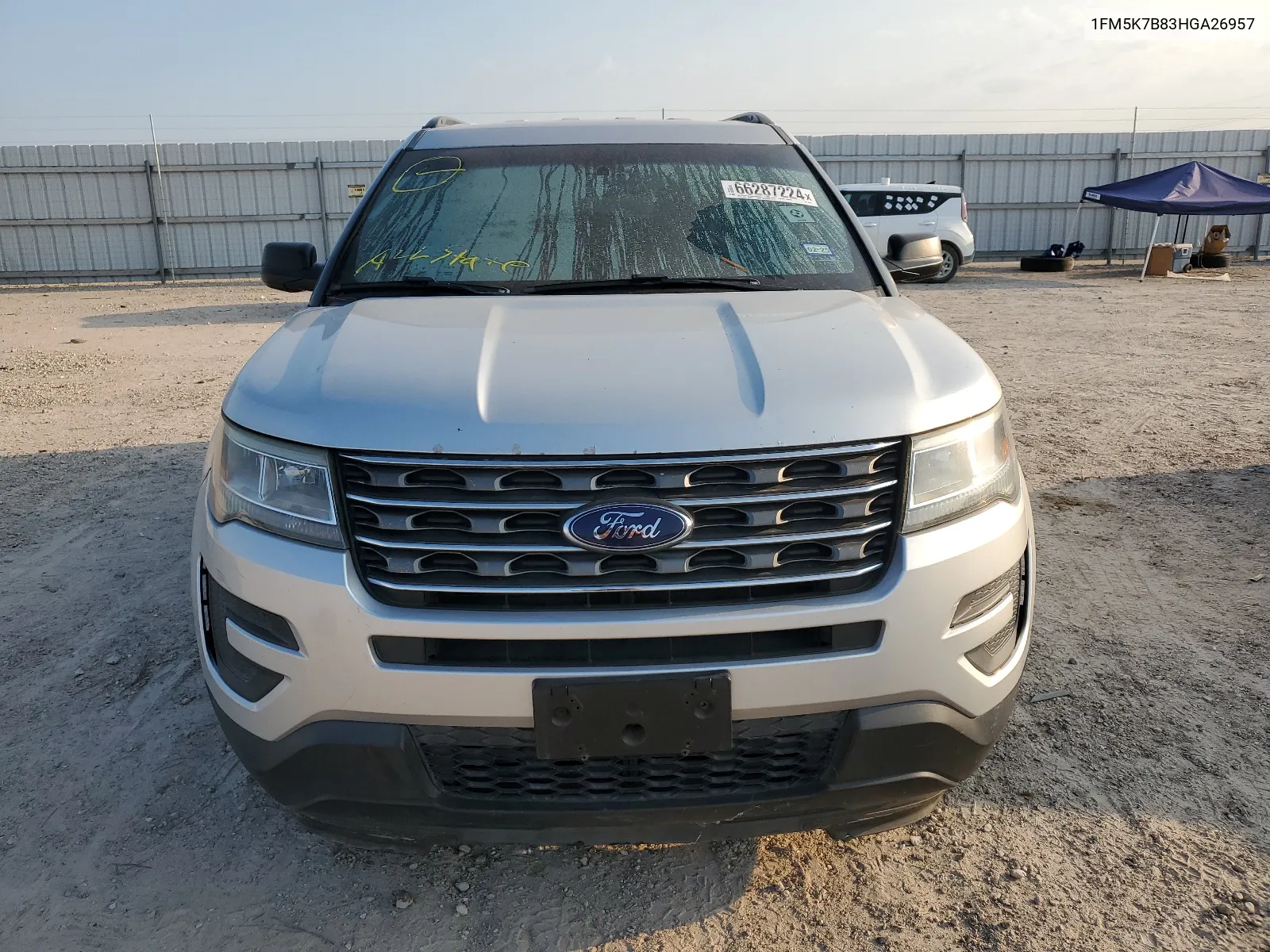 2017 Ford Explorer VIN: 1FM5K7B83HGA26957 Lot: 66287224