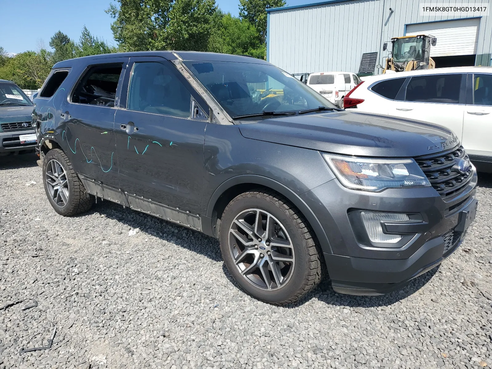 2017 Ford Explorer Sport VIN: 1FM5K8GT0HGD13417 Lot: 66385154