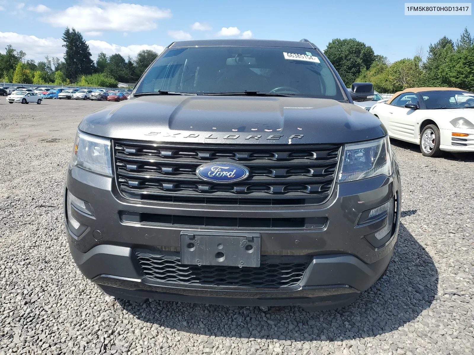 2017 Ford Explorer Sport VIN: 1FM5K8GT0HGD13417 Lot: 66385154