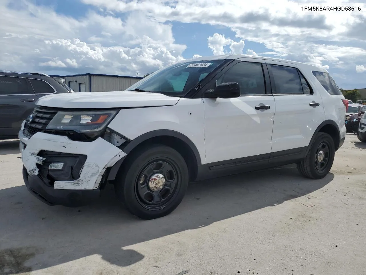 2017 Ford Explorer Police Interceptor VIN: 1FM5K8AR4HGD58616 Lot: 66461624