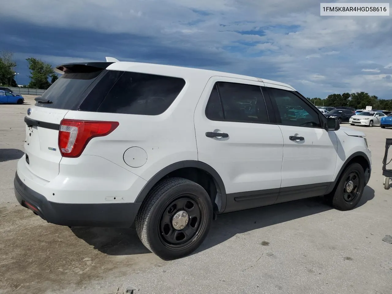 2017 Ford Explorer Police Interceptor VIN: 1FM5K8AR4HGD58616 Lot: 66461624