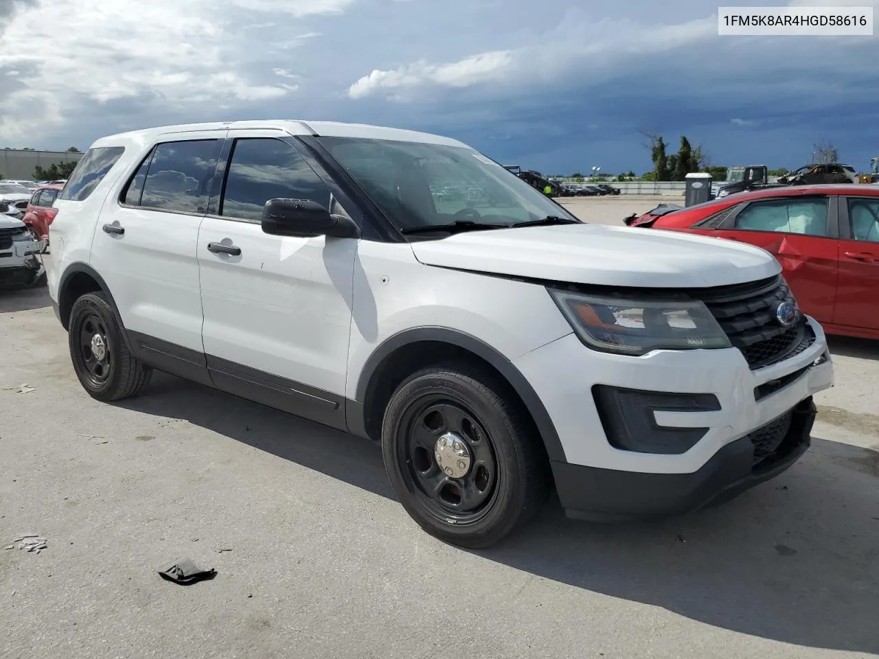 2017 Ford Explorer Police Interceptor VIN: 1FM5K8AR4HGD58616 Lot: 66461624