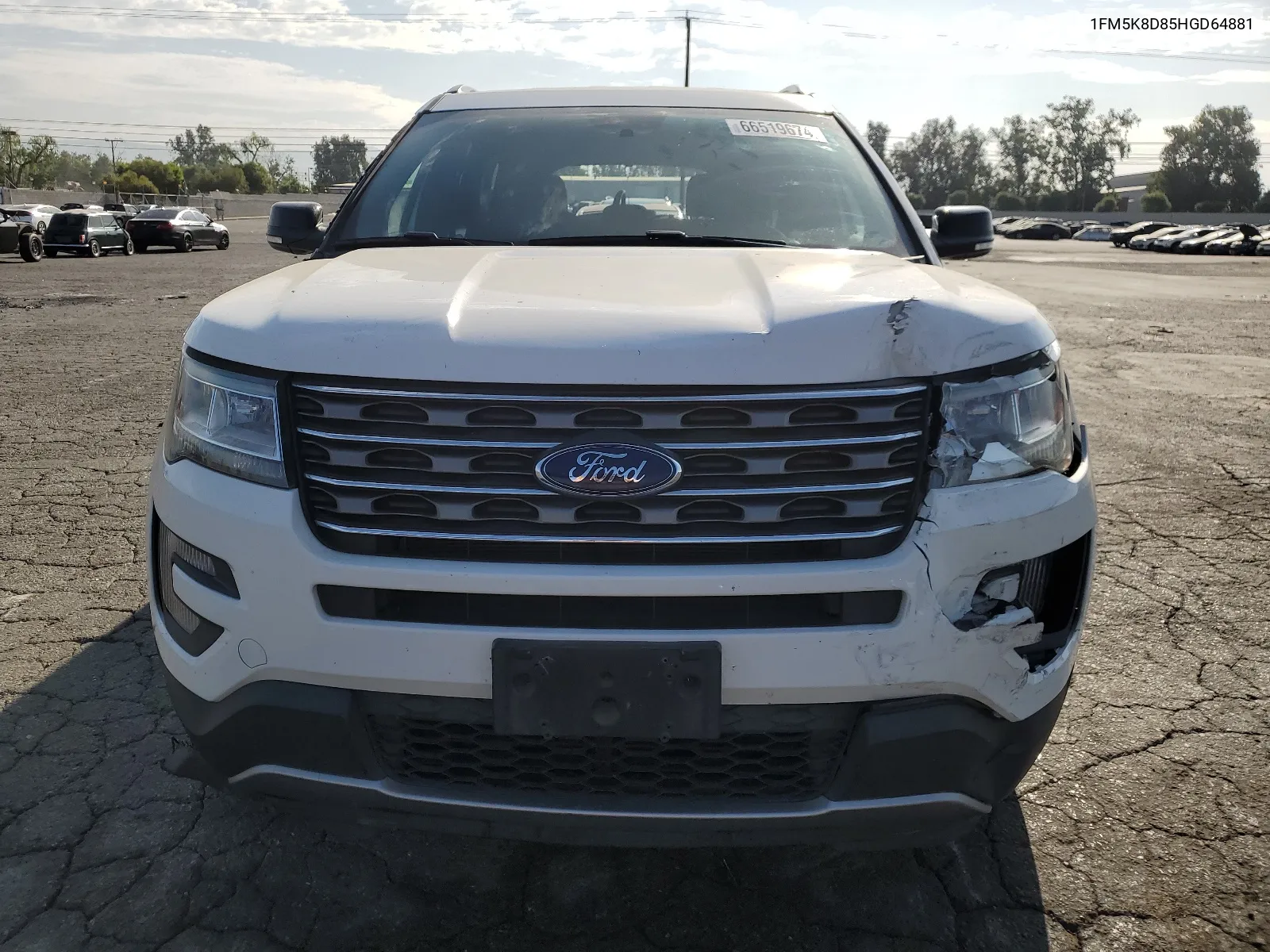 2017 Ford Explorer Xlt VIN: 1FM5K8D85HGD64881 Lot: 66519674