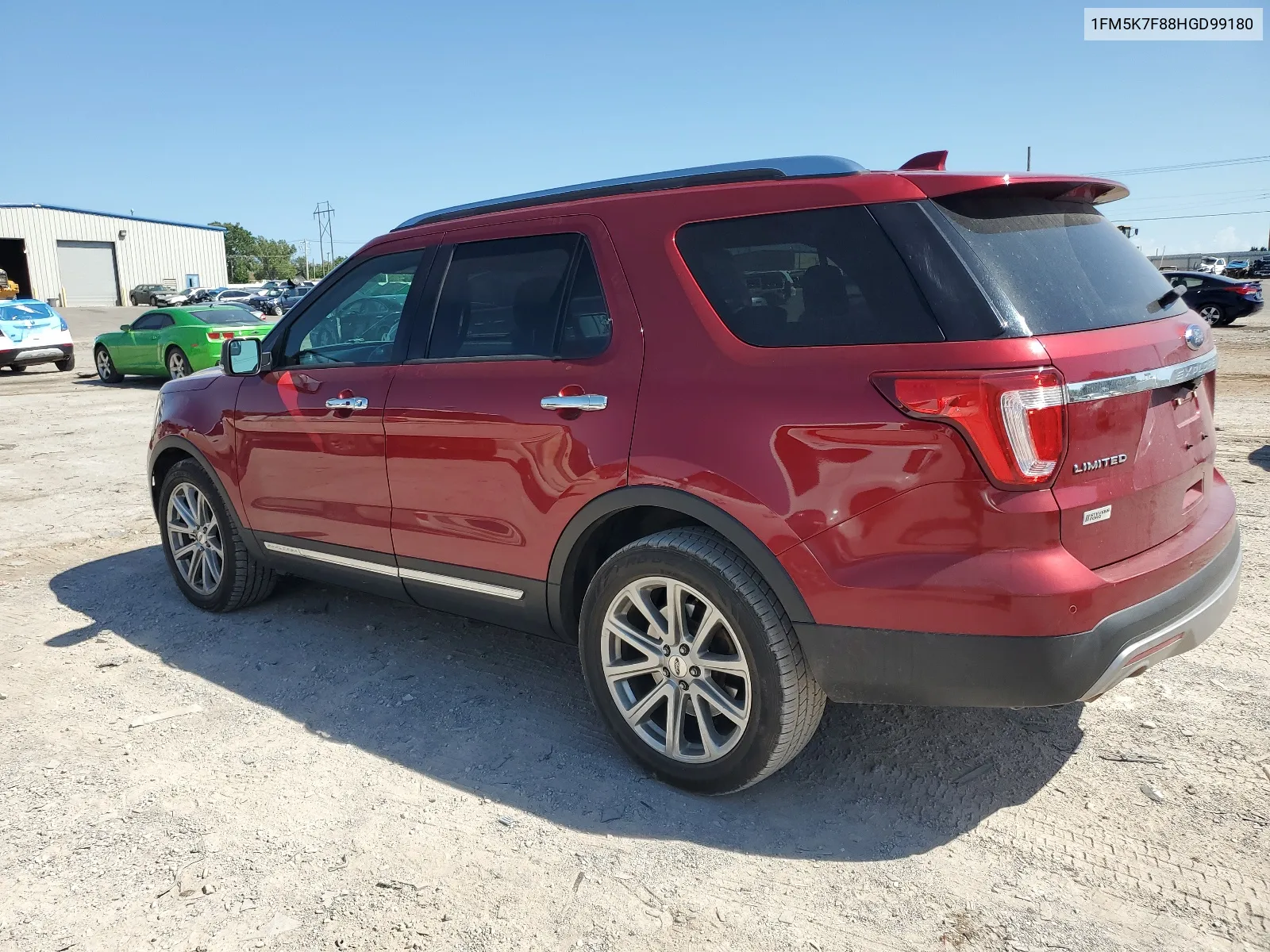 2017 Ford Explorer Limited VIN: 1FM5K7F88HGD99180 Lot: 66569774