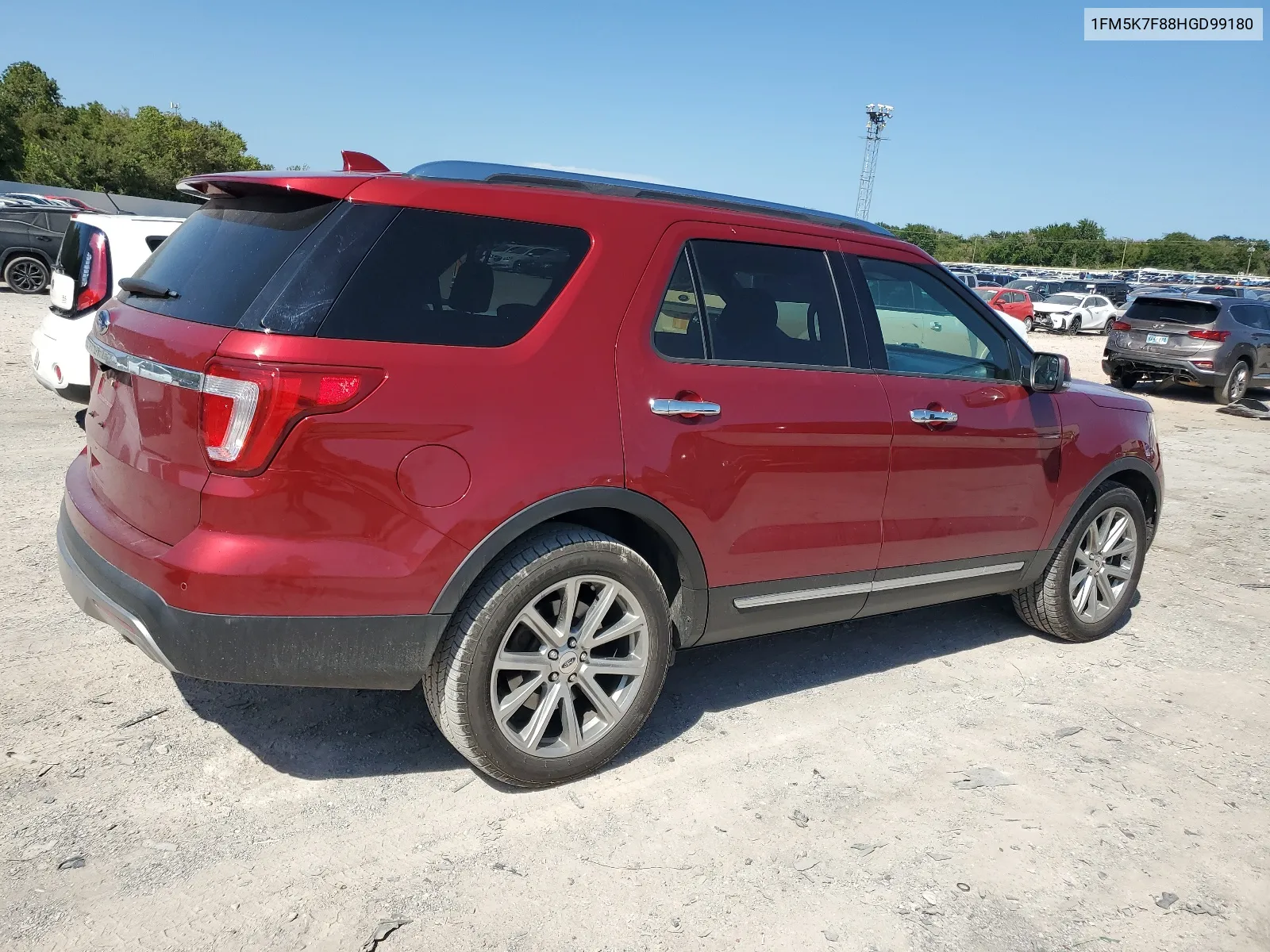 2017 Ford Explorer Limited VIN: 1FM5K7F88HGD99180 Lot: 66569774