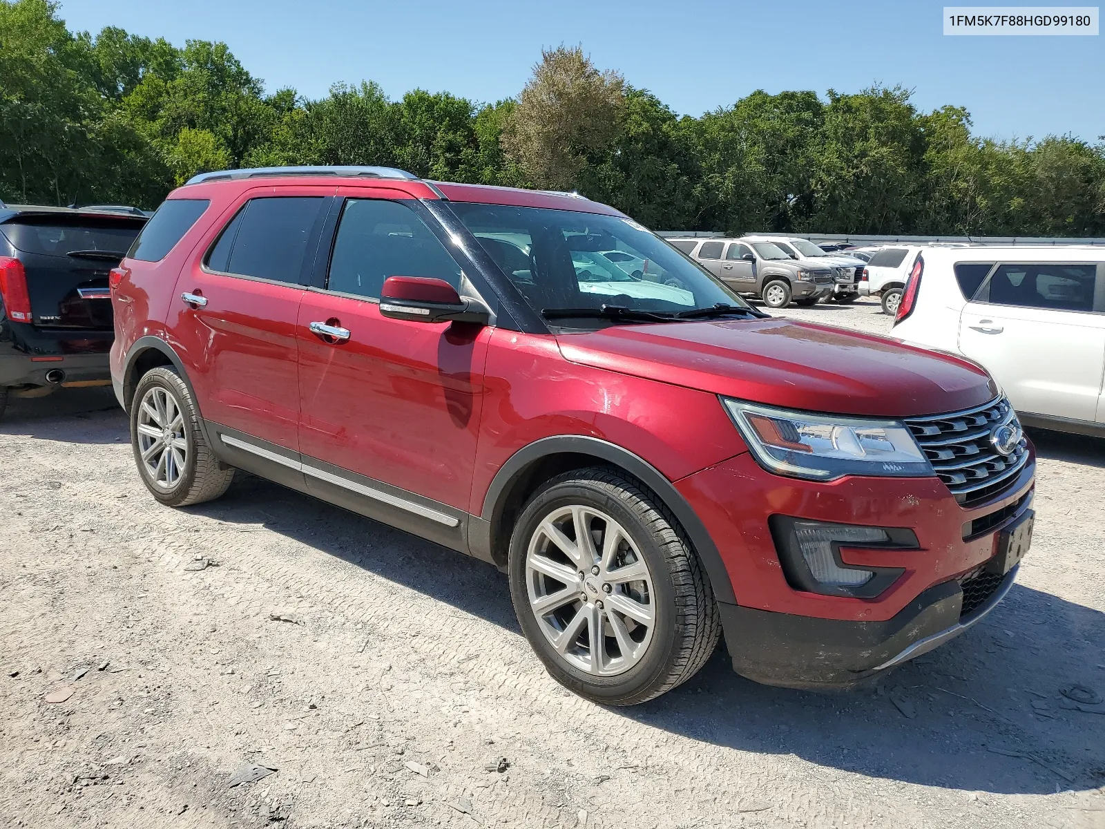 2017 Ford Explorer Limited VIN: 1FM5K7F88HGD99180 Lot: 66569774