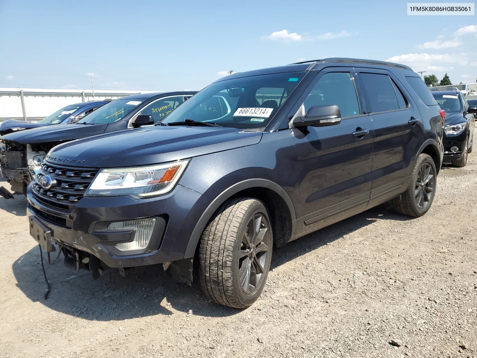 2017 Ford Explorer Xlt VIN: 1FM5K8D86HGB35061 Lot: 66613214