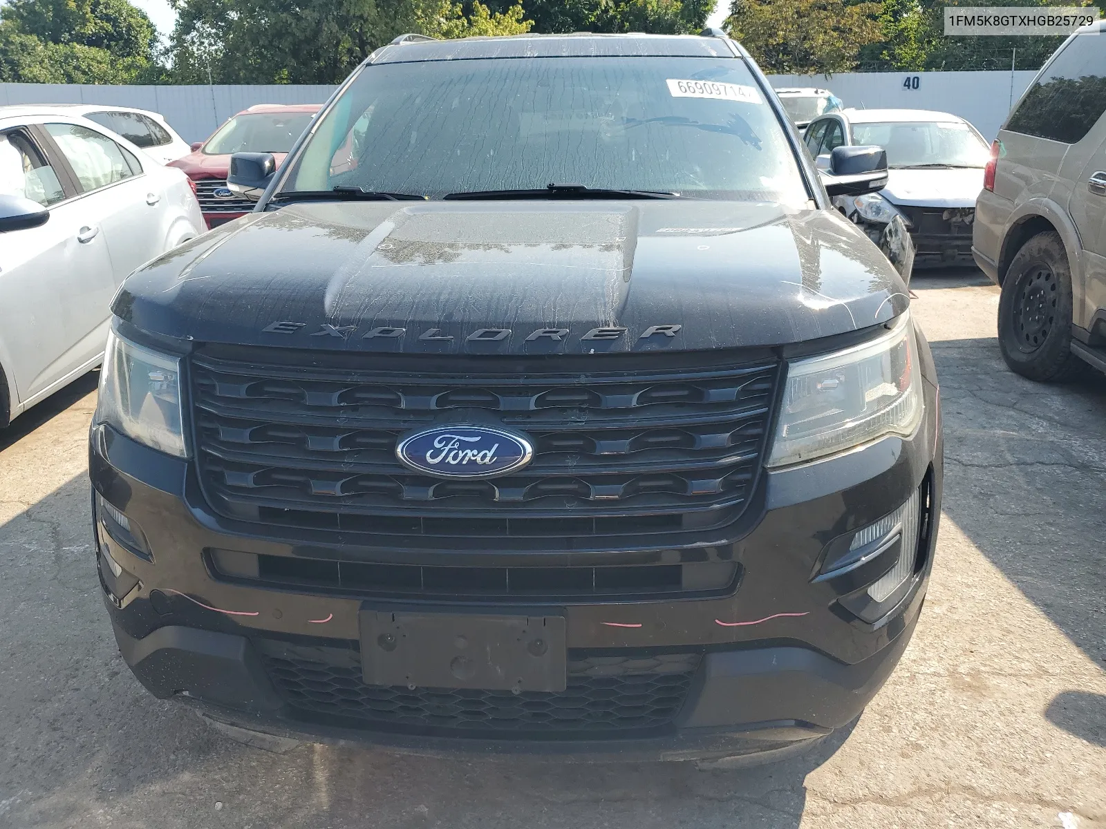 2017 Ford Explorer Sport VIN: 1FM5K8GTXHGB25729 Lot: 66909714