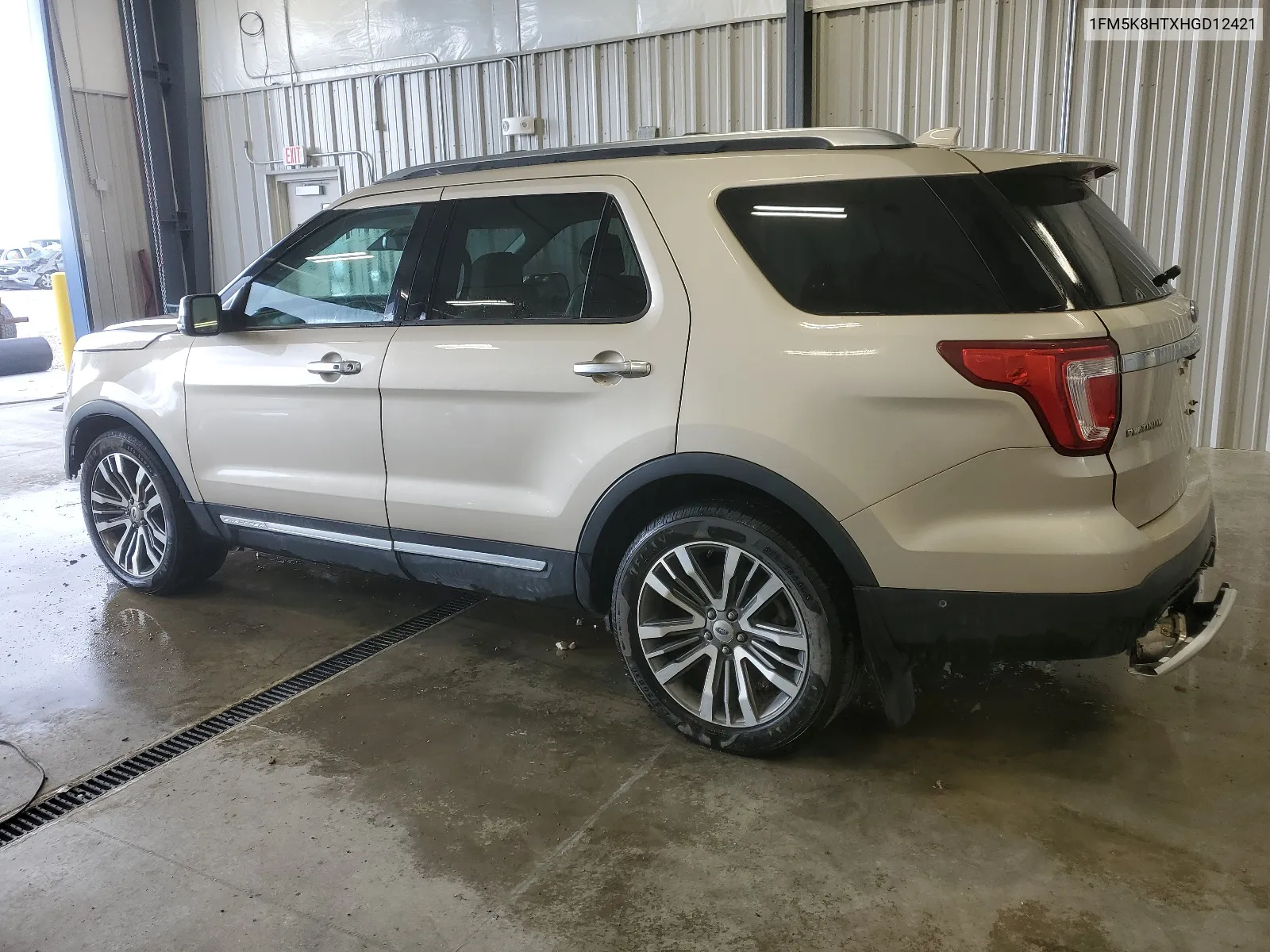 2017 Ford Explorer Platinum VIN: 1FM5K8HTXHGD12421 Lot: 66968664