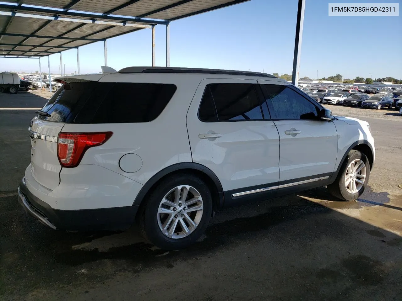 2017 Ford Explorer Xlt VIN: 1FM5K7D85HGD42311 Lot: 67059664