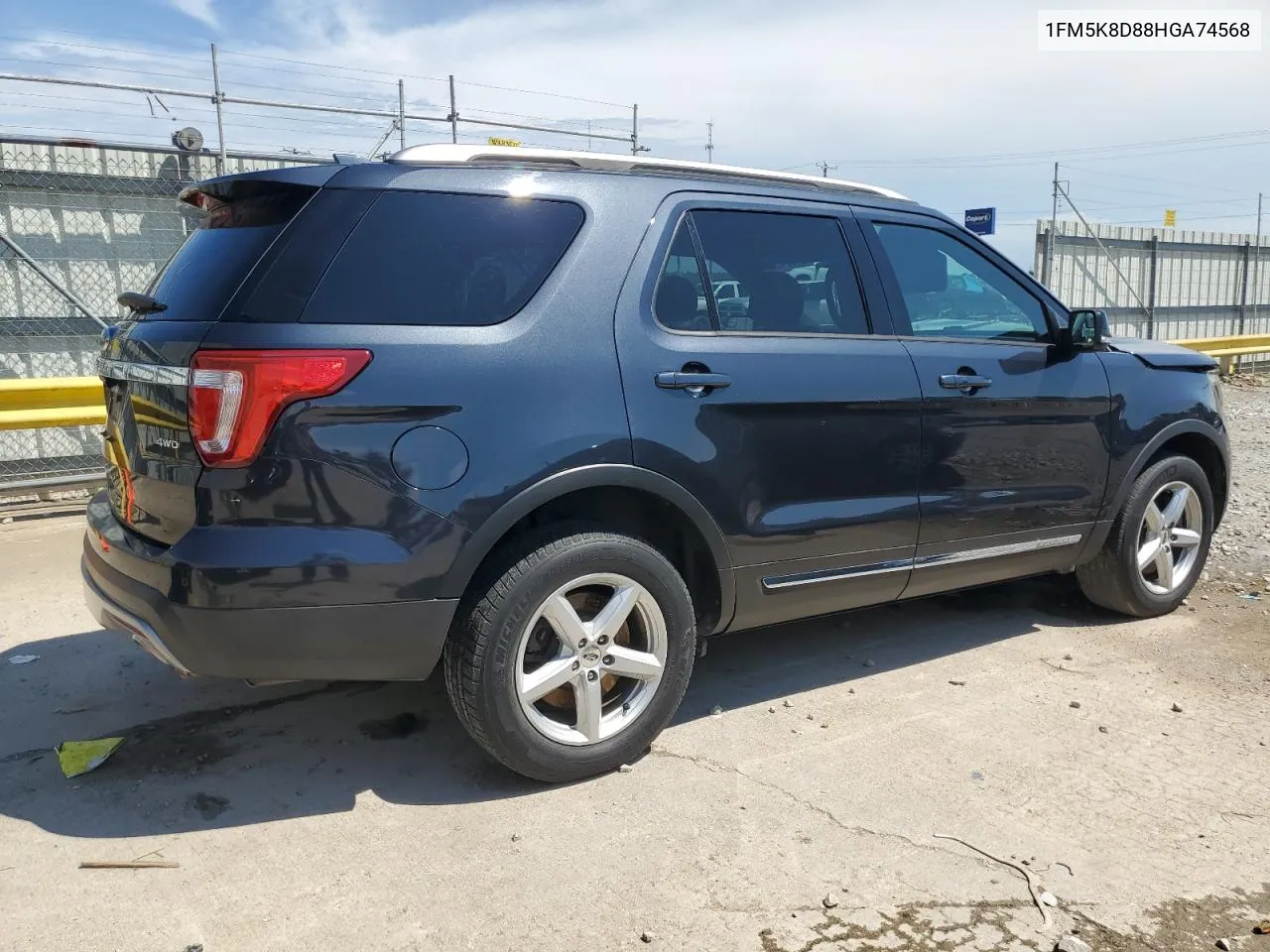 2017 Ford Explorer Xlt VIN: 1FM5K8D88HGA74568 Lot: 67561594