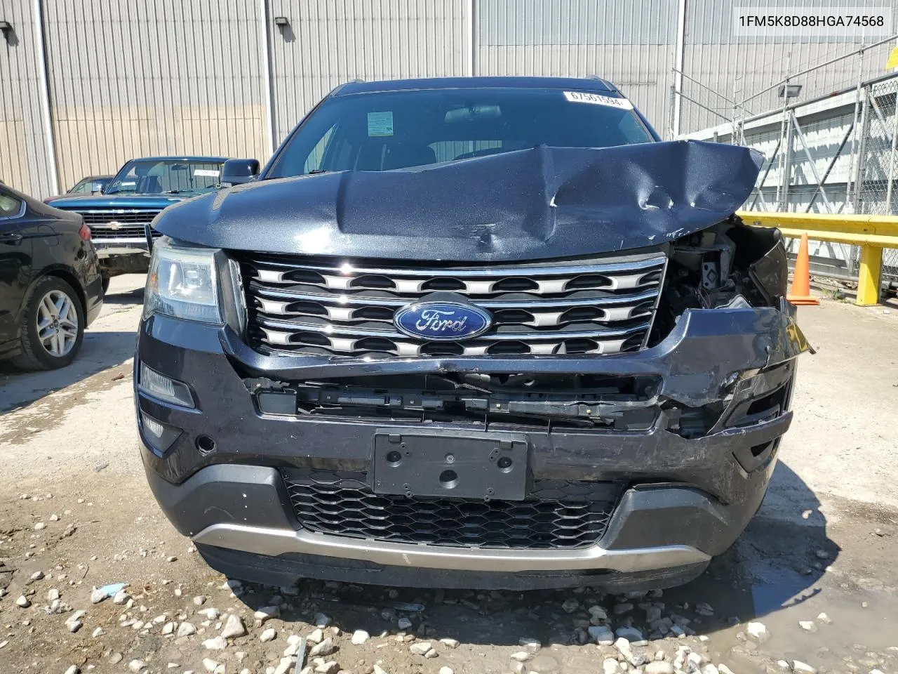 2017 Ford Explorer Xlt VIN: 1FM5K8D88HGA74568 Lot: 67561594