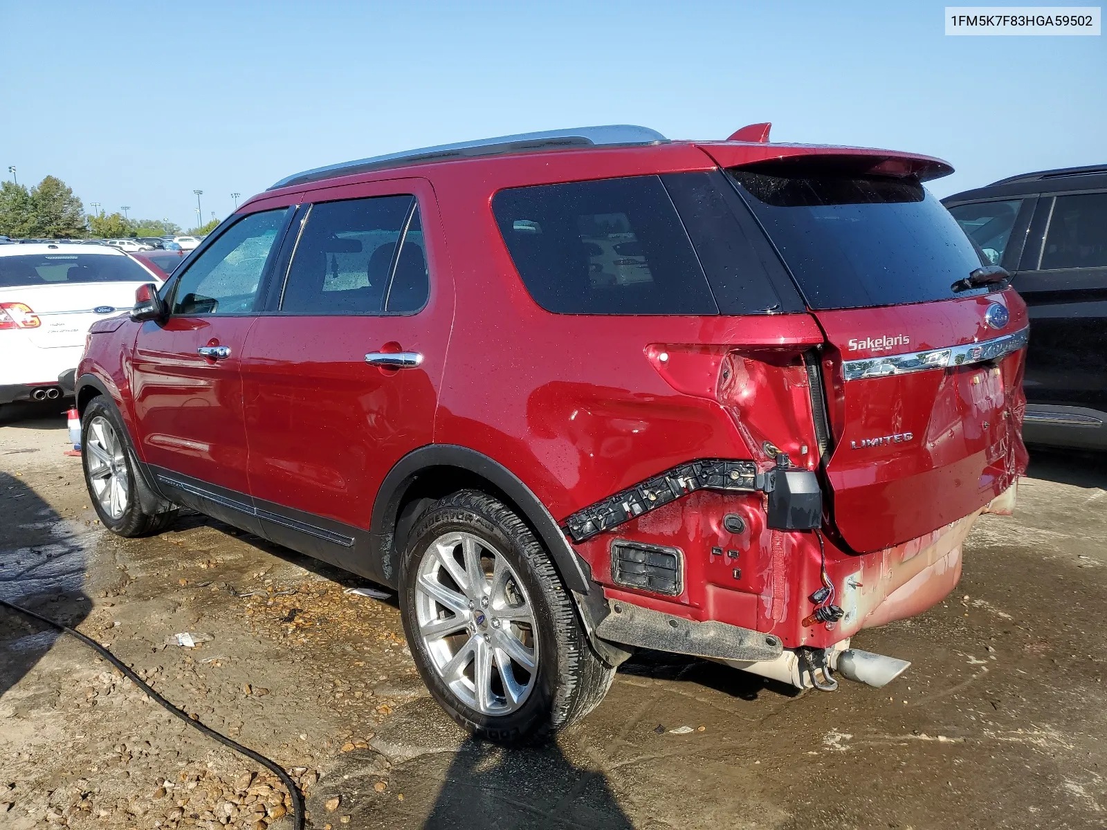 2017 Ford Explorer Limited VIN: 1FM5K7F83HGA59502 Lot: 67717894