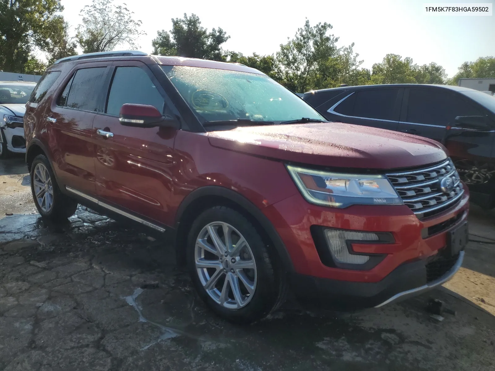 2017 Ford Explorer Limited VIN: 1FM5K7F83HGA59502 Lot: 67717894