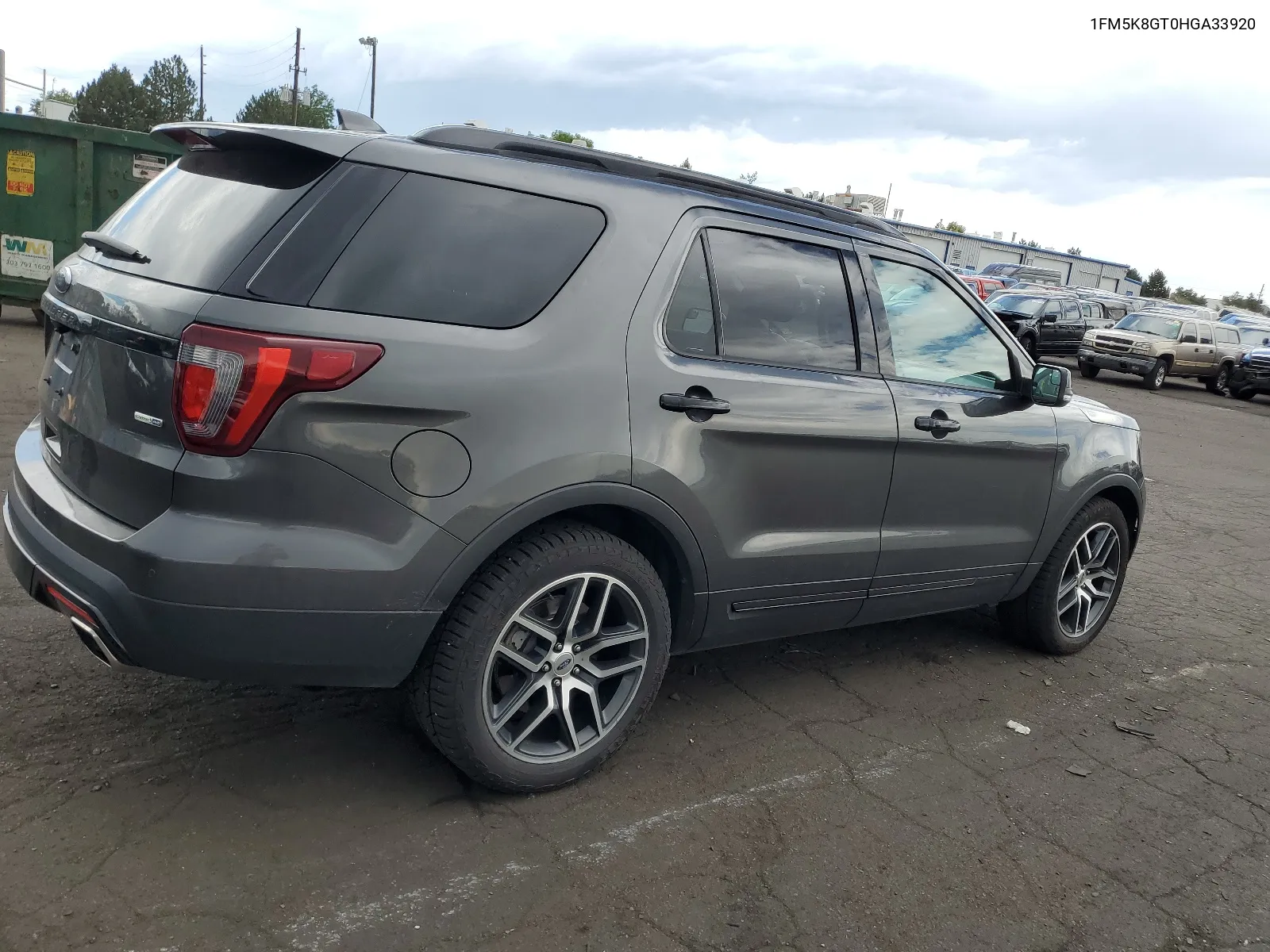 2017 Ford Explorer Sport VIN: 1FM5K8GT0HGA33920 Lot: 67733254