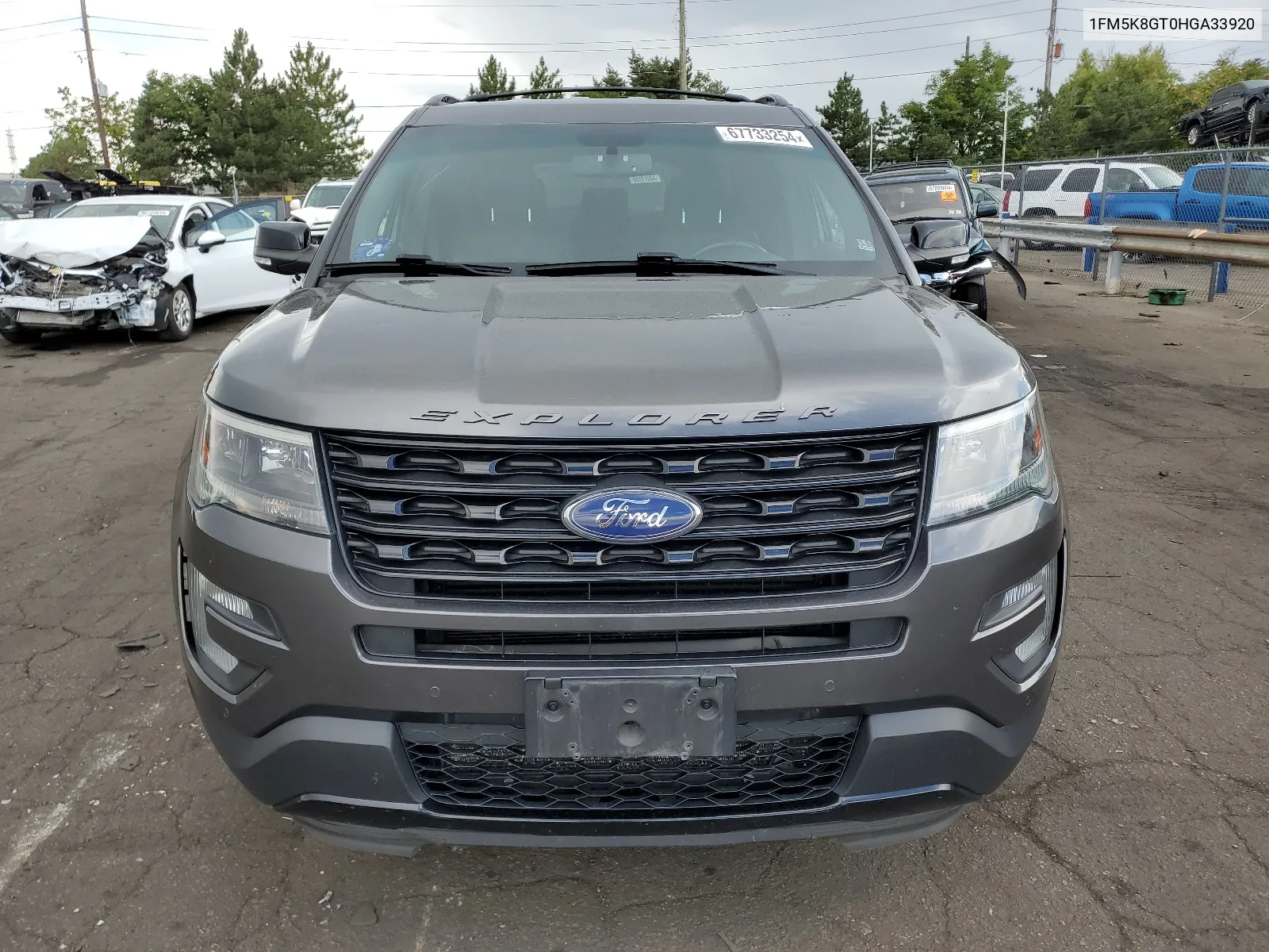 2017 Ford Explorer Sport VIN: 1FM5K8GT0HGA33920 Lot: 67733254