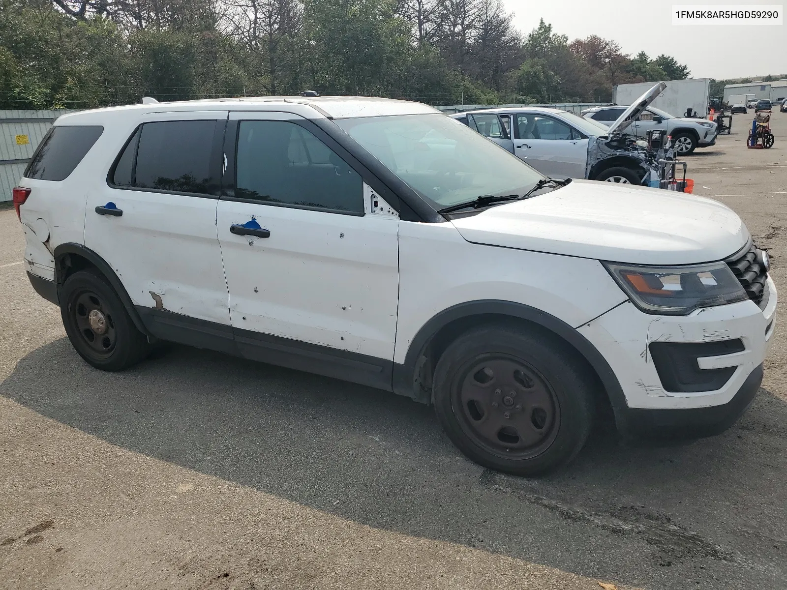 1FM5K8AR5HGD59290 2017 Ford Explorer Police Interceptor