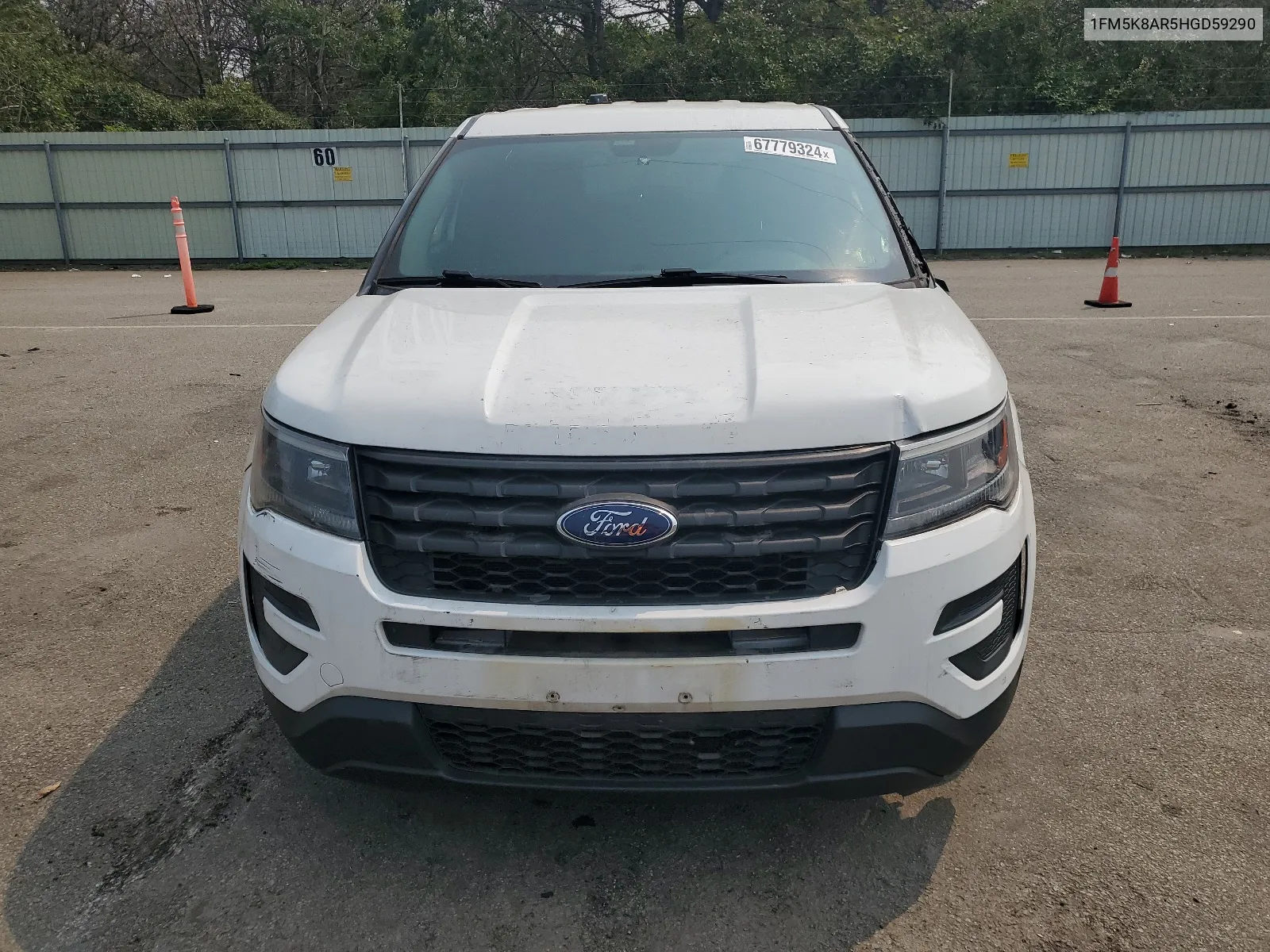 2017 Ford Explorer Police Interceptor VIN: 1FM5K8AR5HGD59290 Lot: 67779324