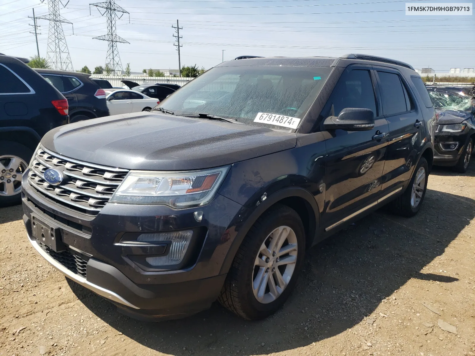 2017 Ford Explorer Xlt VIN: 1FM5K7DH9HGB79713 Lot: 67914874