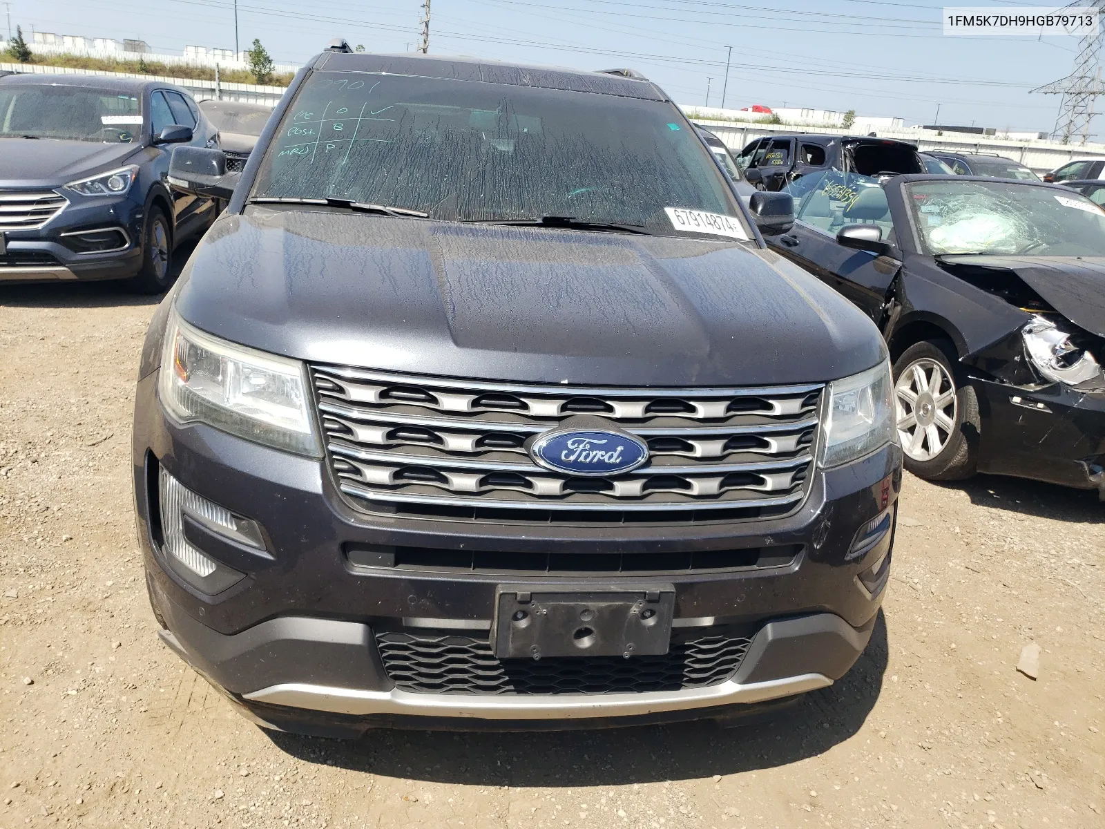 2017 Ford Explorer Xlt VIN: 1FM5K7DH9HGB79713 Lot: 67914874