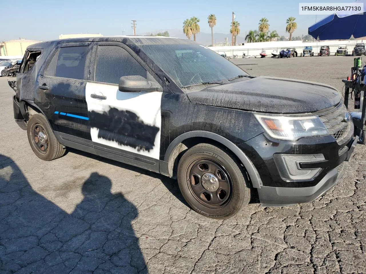 2017 Ford Explorer Police Interceptor VIN: 1FM5K8AR8HGA77130 Lot: 67965044