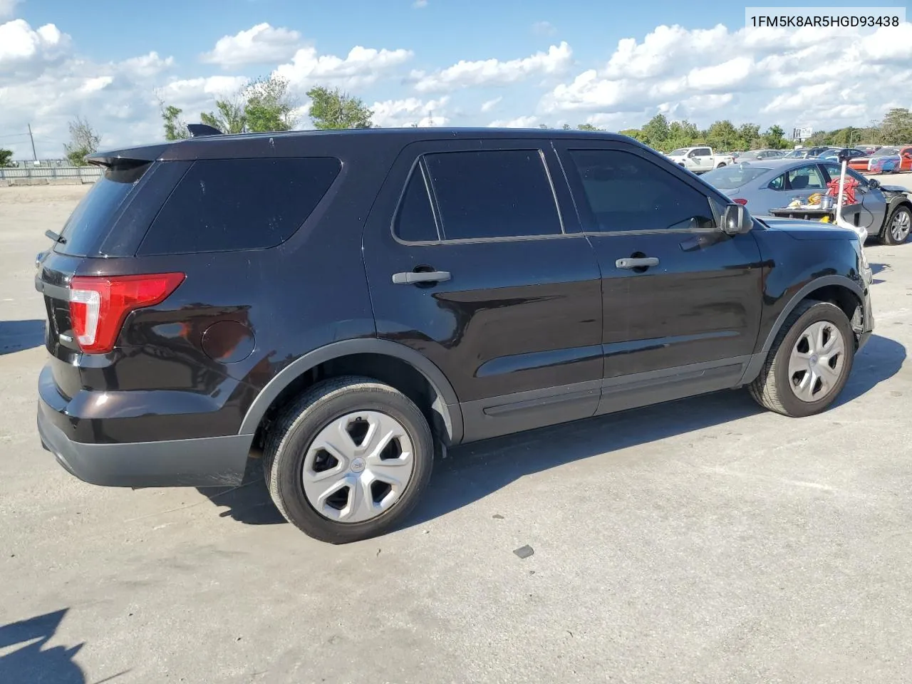 2017 Ford Explorer Police Interceptor VIN: 1FM5K8AR5HGD93438 Lot: 68213774