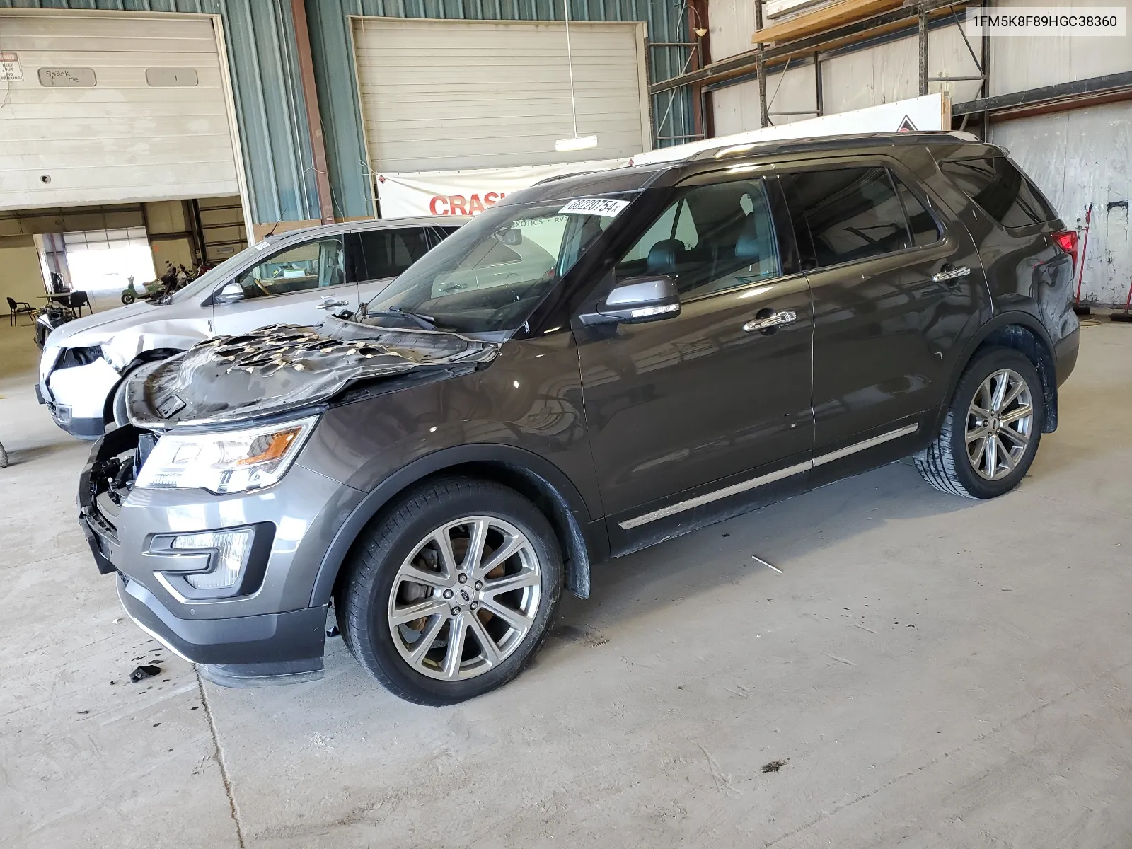 2017 Ford Explorer Limited VIN: 1FM5K8F89HGC38360 Lot: 68220754