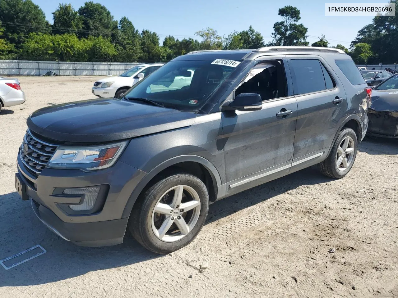 2017 Ford Explorer Xlt VIN: 1FM5K8D84HGB26696 Lot: 68326014