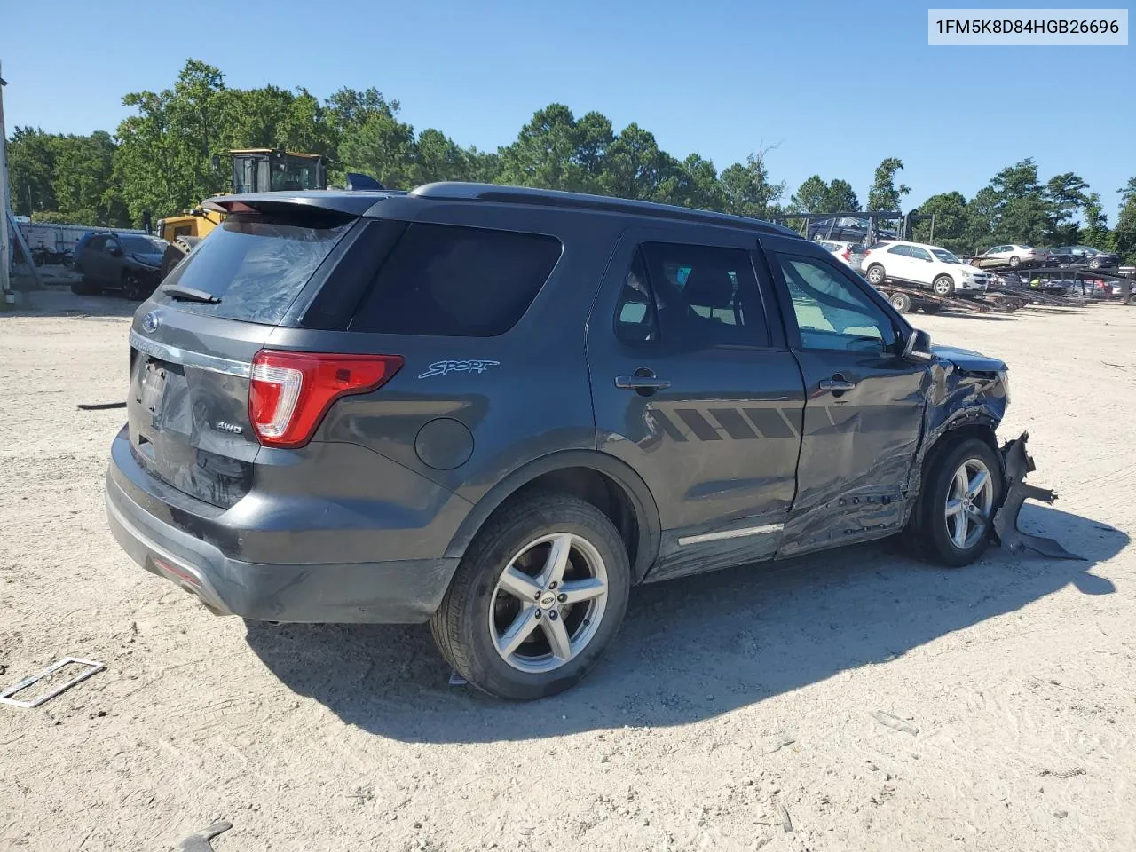 2017 Ford Explorer Xlt VIN: 1FM5K8D84HGB26696 Lot: 68326014