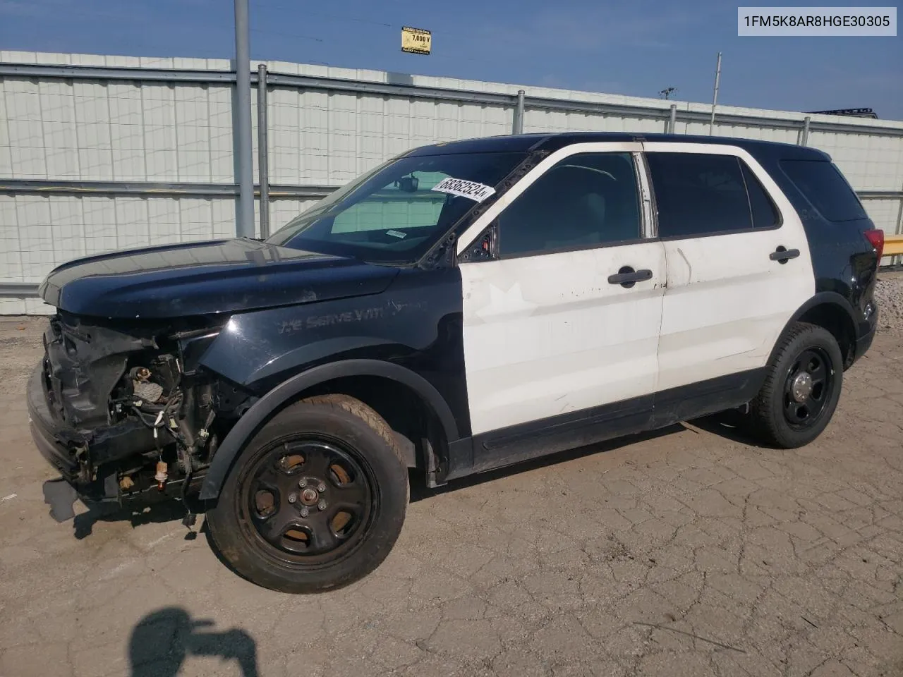 2017 Ford Explorer Police Interceptor VIN: 1FM5K8AR8HGE30305 Lot: 68362524