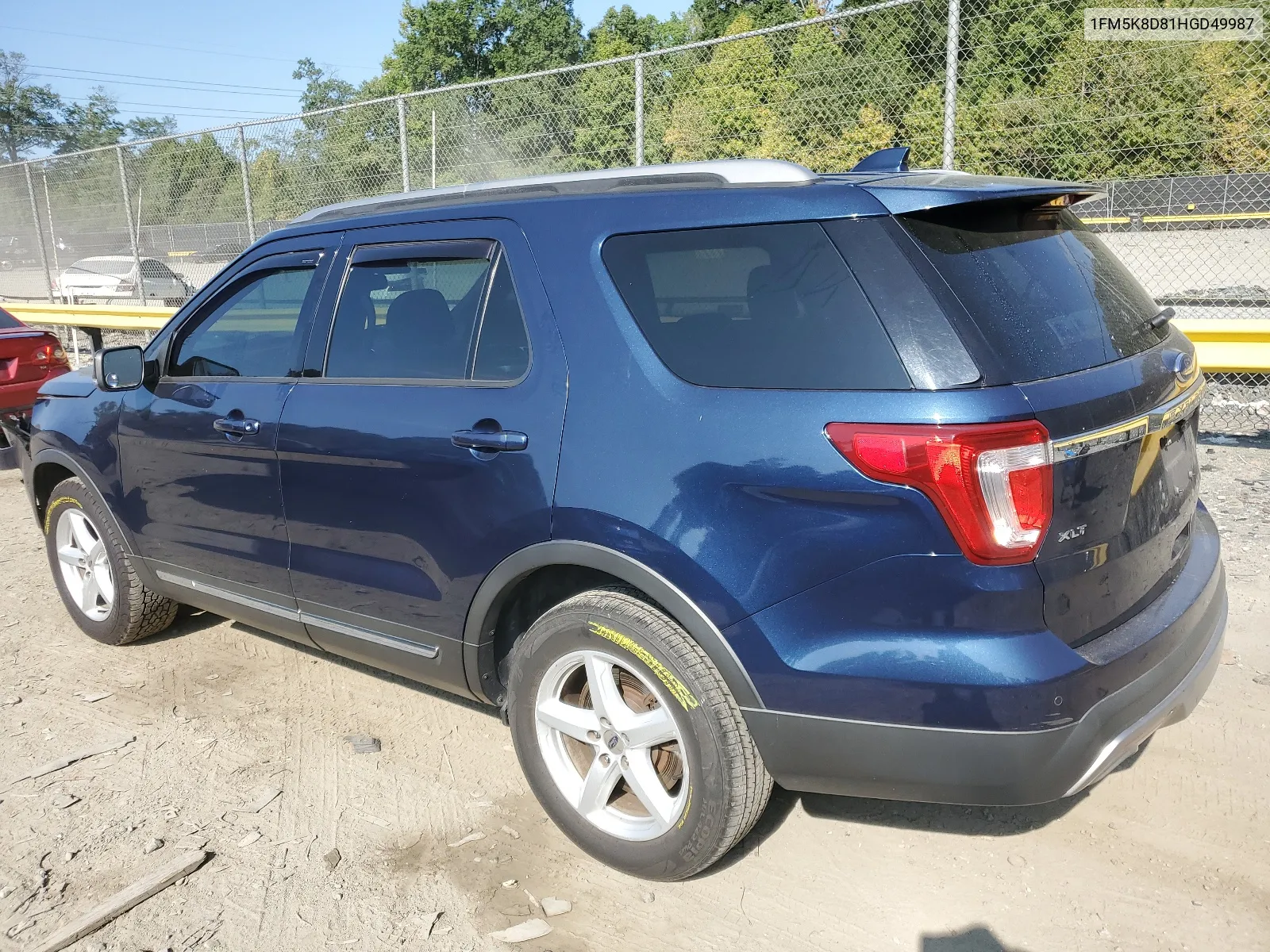 2017 Ford Explorer Xlt VIN: 1FM5K8D81HGD49987 Lot: 68413784