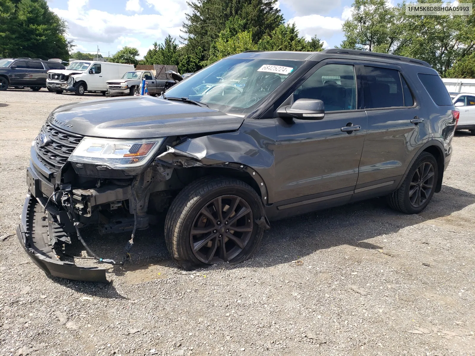 2017 Ford Explorer Xlt VIN: 1FM5K8D88HGA05993 Lot: 68425224