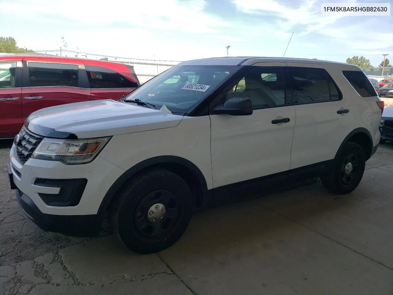 2017 Ford Explorer Police Interceptor VIN: 1FM5K8AR5HGB82630 Lot: 68521234