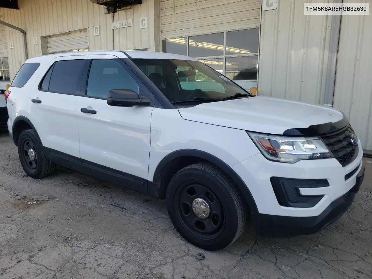 2017 Ford Explorer Police Interceptor VIN: 1FM5K8AR5HGB82630 Lot: 68521234