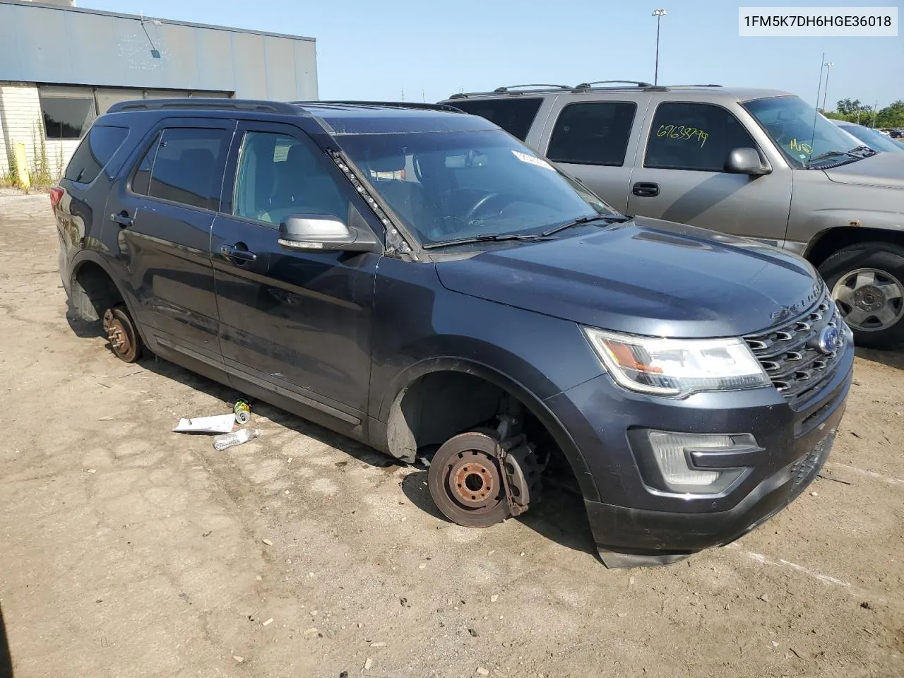 2017 Ford Explorer Xlt VIN: 1FM5K7DH6HGE36018 Lot: 68545384