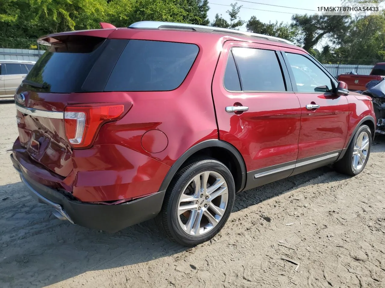 2017 Ford Explorer Limited VIN: 1FM5K7F87HGA54433 Lot: 68551814