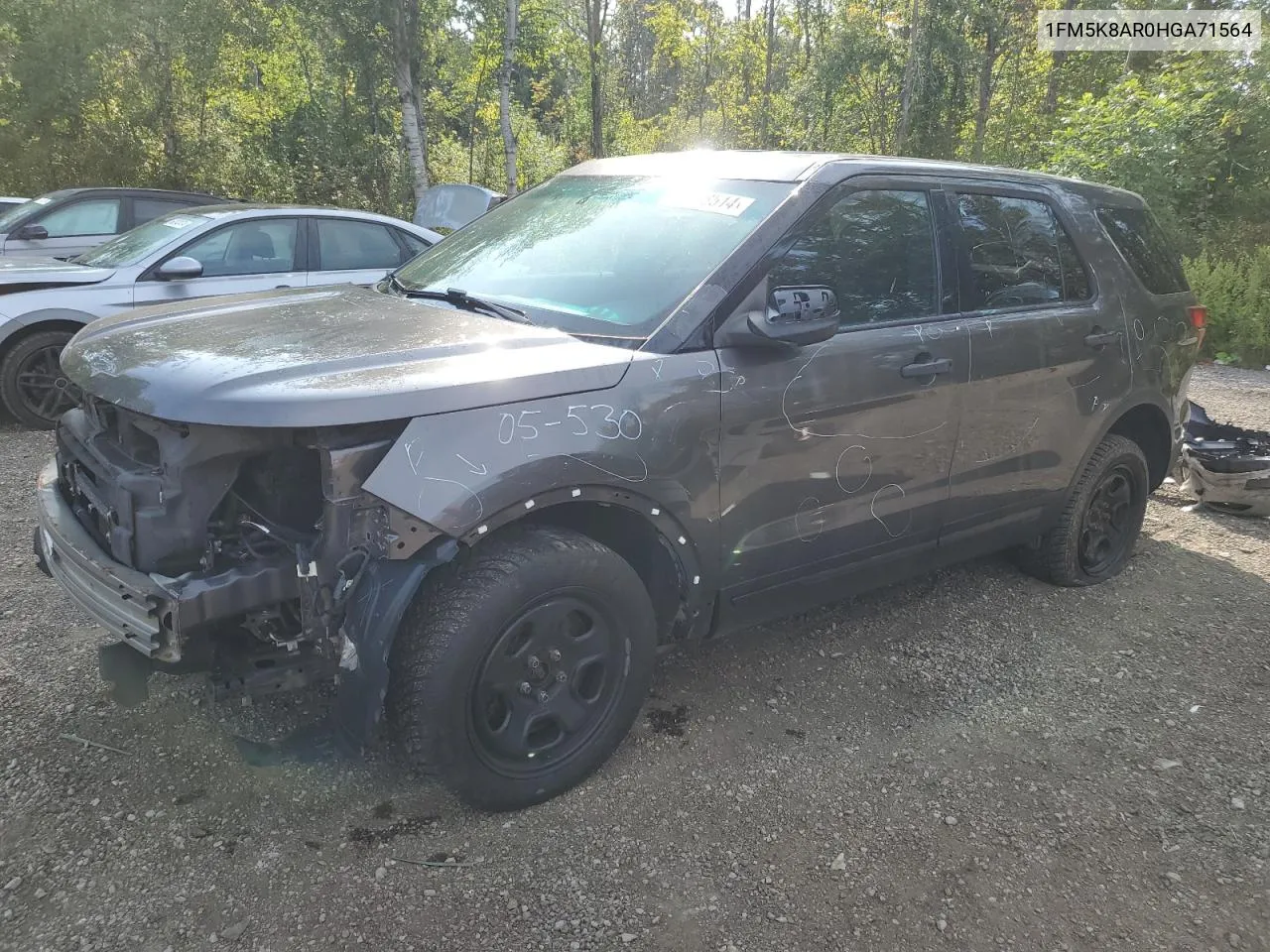 2017 Ford Explorer Police Interceptor VIN: 1FM5K8AR0HGA71564 Lot: 68618514