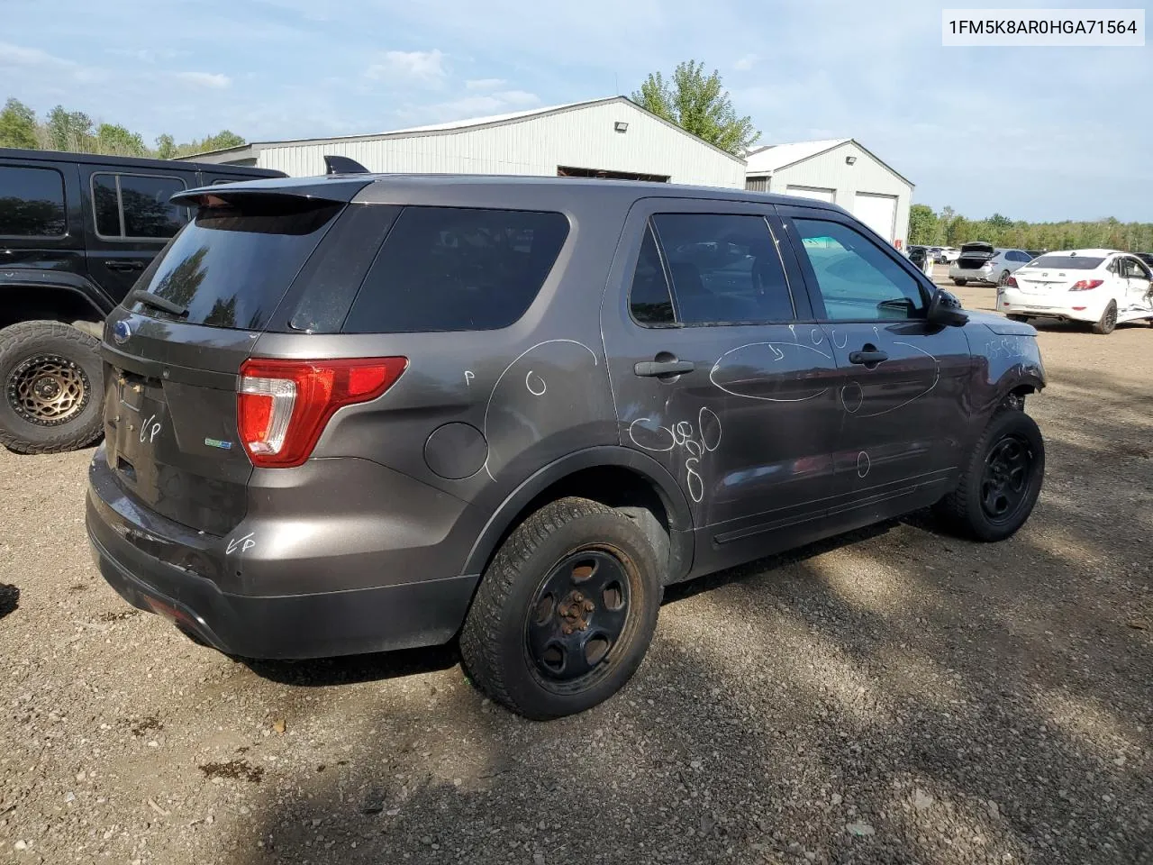 2017 Ford Explorer Police Interceptor VIN: 1FM5K8AR0HGA71564 Lot: 68618514