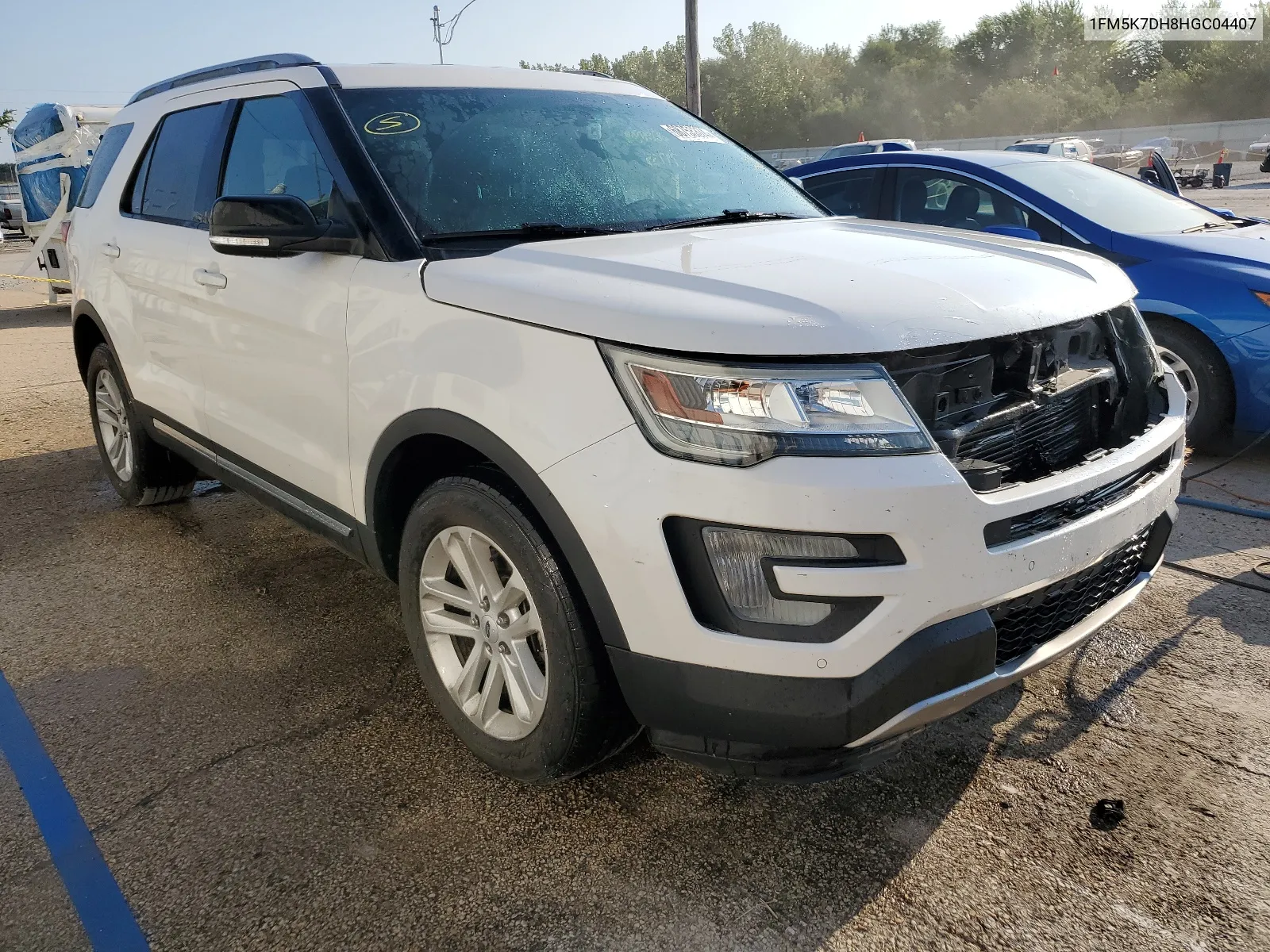 1FM5K7DH8HGC04407 2017 Ford Explorer Xlt