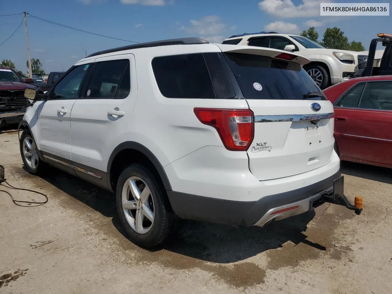 2017 Ford Explorer Xlt VIN: 1FM5K8DH6HGA86136 Lot: 68857704