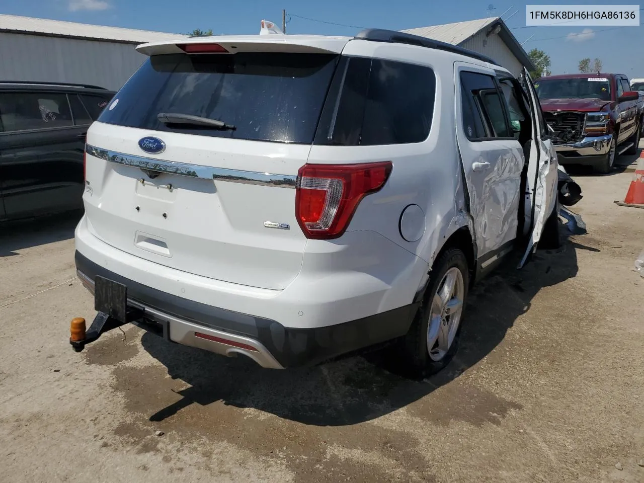 2017 Ford Explorer Xlt VIN: 1FM5K8DH6HGA86136 Lot: 68857704