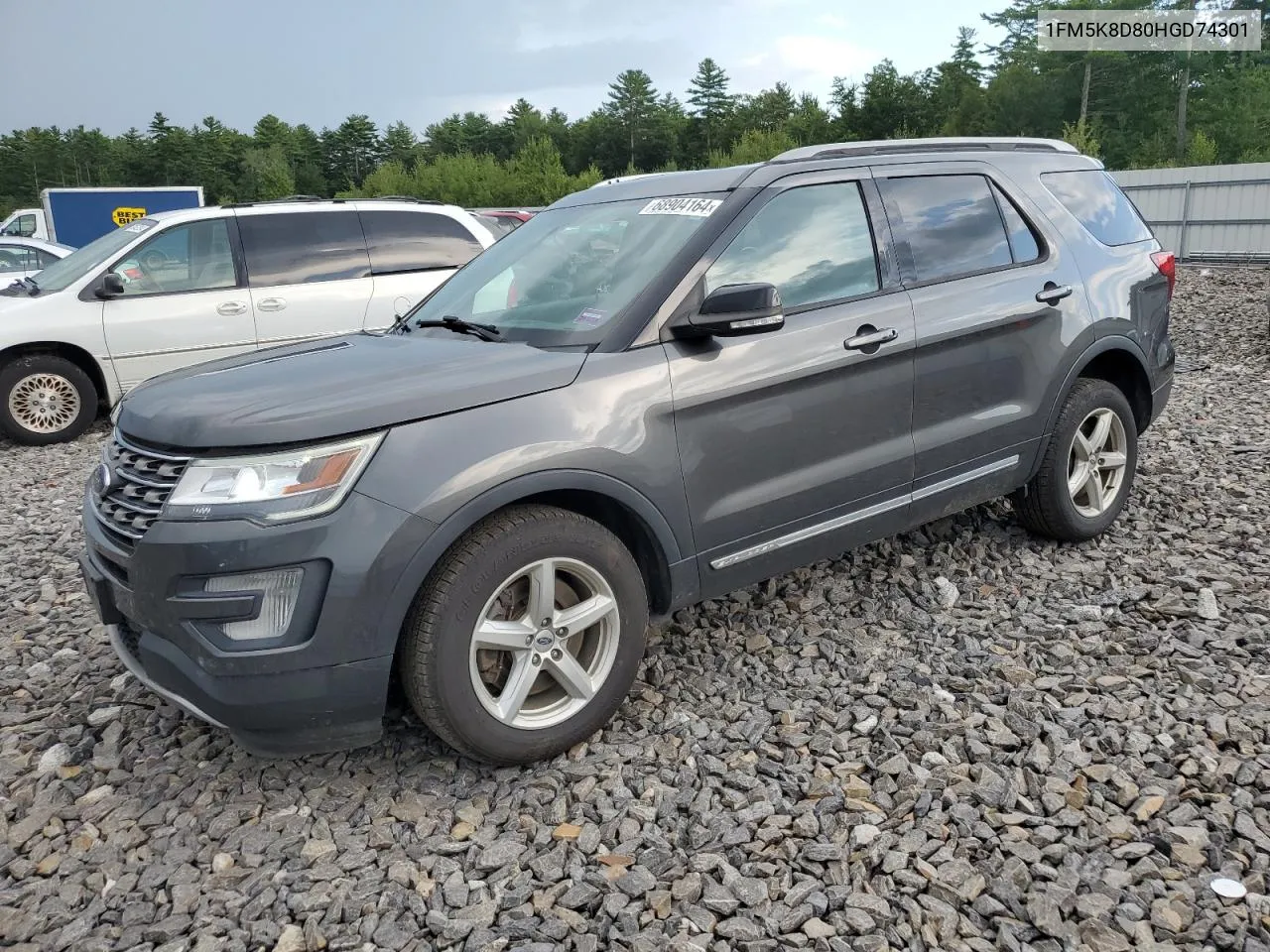 2017 Ford Explorer Xlt VIN: 1FM5K8D80HGD74301 Lot: 68904164