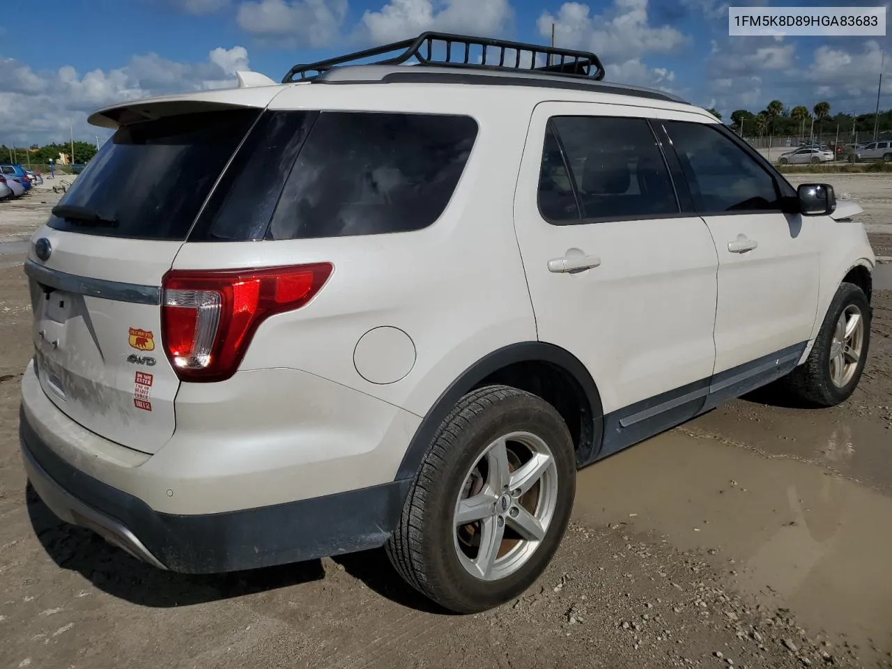 2017 Ford Explorer Xlt VIN: 1FM5K8D89HGA83683 Lot: 68992774