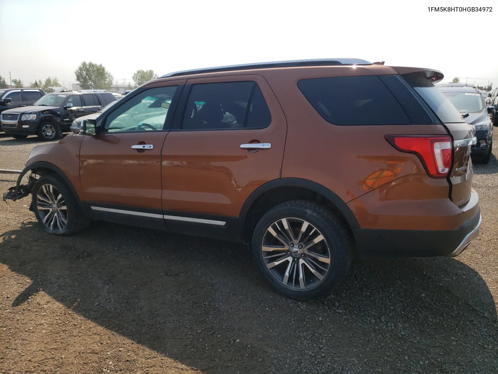 2017 Ford Explorer Platinum VIN: 1FM5K8HT0HGB34972 Lot: 69209692