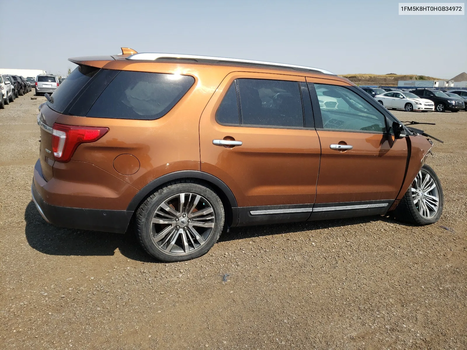 2017 Ford Explorer Platinum VIN: 1FM5K8HT0HGB34972 Lot: 69209692