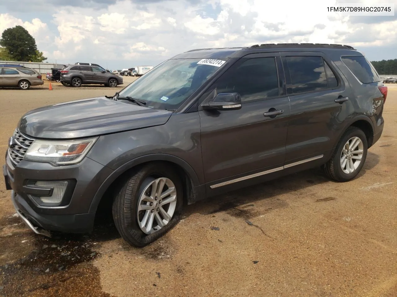 2017 Ford Explorer Xlt VIN: 1FM5K7D89HGC20745 Lot: 69242214