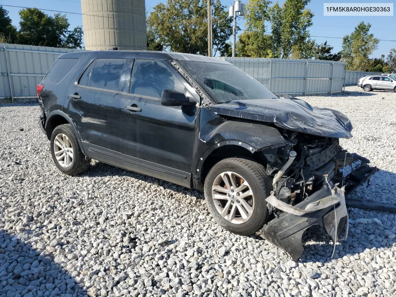 2017 Ford Explorer Police Interceptor VIN: 1FM5K8AR0HGE30363 Lot: 69466474