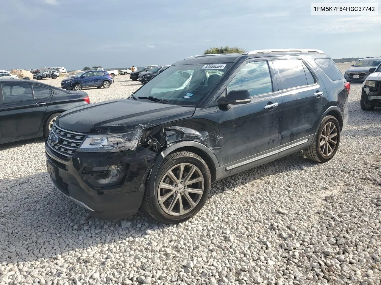 2017 Ford Explorer Limited VIN: 1FM5K7F84HGC37742 Lot: 69999384